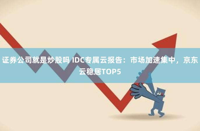 证券公司就是炒股吗 IDC专属云报告：市场加速集中，京东云稳居TOP5